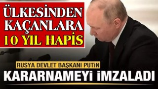 Ülkesinden kaçanlara büyük şok! Putin kararnameyi imzaladı!