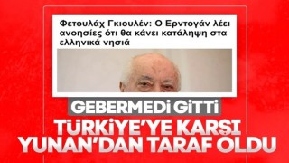 Yunanistan provokasyonda sınır tanımıyor! Bu sefer hain teröristbaşı Fetullah Gülen'le röportaj yaptılar