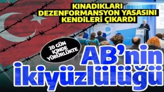 AB’nin ikiyüzlülüğü! Türkiye’yi eleştirdikleri dezenformasyon yasasını kendileri çıkardı