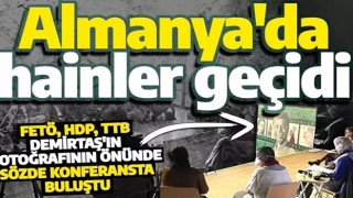 Almanya'da hainler geçidi! Türkiye düşmanlarının hepsi konferansta buluştu