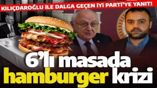 CHP ile İYİ Parti arasında "hamburger" atışması!