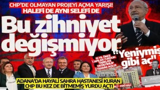 CHP'de olmayan projeyi açma yarışı! Kılıçdaroğlu bu kez de bitmemiş yurdu açtı.