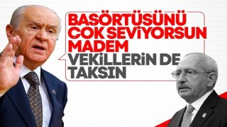 Devlet Bahçeli'den Kılıçdaroğlu'na başörtüsü cevabı