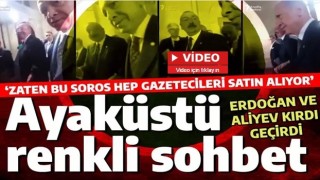 Erdoğan'dan Azadlıq muhabirine: Zaten Soros hep gazetecileri satın alıyor