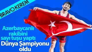 Genç güreşçi Kerem Kamal Dünya Şampiyonu