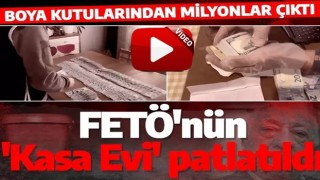 İstanbul'da FETÖ'nün kasa evine operasyon! Boya kutularında milyonlar bulundu