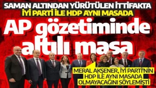 İYİ Parti ile HDP aynı masada! Avrupa Parlamentosu'nun sözde etkinliğinde görüştüler