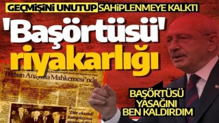 Kılıçdaroğlu'nun 'başörtüsü' riyakarlığı: Geçmişini unutup sahiplenmeye kalktı: Başörtüsü yasağını ben kaldırdım