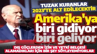 MHP Lideri Devlet Bahçeli'den ABD'ye giden Kılıçdaroğlu'na tepki! 'Amerika'ya biri gidiyor biri geliyor'