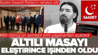 Milli Görüş'ün sembol ismi Abdulaziz Kıranşal altılı masayı eleştirince işinden oldu .