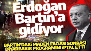 Son dakika: Erdoğan Diyarbakır programını iptal etti! Yarın Bartın'a gidiyor