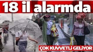 Son dakika: Meteoroloji'den 18 il için sarı kodlu uyarı! Çok şiddetli geliyor