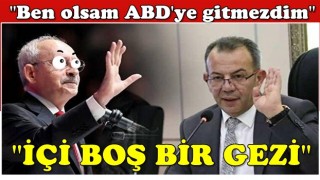 Tanju Özcan yine CHP'lileri kızdıracak! Kılıçdaroğlu'nun ABD gezisini topa tuttu