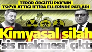 Terör örgütü PKK'nın 'kimyasal' yalanı elinde patladı! Silah dediler 'sis makinesi çıktı'