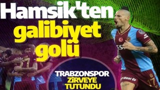 Trabzonspor galibiyet özlemini bitirdi: Bordo mavililerin tek gölü Hamsik'ten geldi