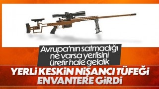 Türkiye'nin ilk değişken kalibreli keskin nişancı tüfeği "KN-12" envantere girdi