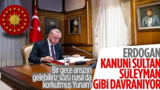 Yunanistan'dan Erdoğan'a Kanuni Sultan Süleyman benzetmesi