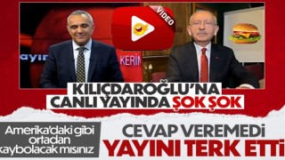 ABD'deki kayıp 8 saati sorulan Kılıçdaroğlu canlı yayından ayrıldı