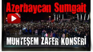 Azerbaycan'ın Sumgait şehrinde muhteşem Zafar konseri