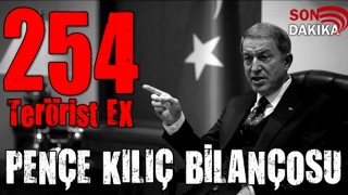 Bakan Akar sınır hattında! Terör hedefleri yerle bir ediliyor: 254 terörist öldürüldü.