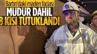 Bartın'daki maden faciasına ilişkin 8 kişi tutuklandı