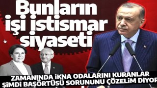 Cumhurbaşkanı Erdoğan: Bunların işi istismar siyaseti