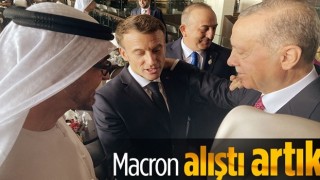 Cumhurbaşkanı Erdoğan, Emmanuel Macron ile sohbet etti