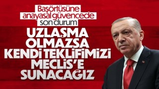 Cumhurbaşkanı Erdoğan'dan başörtü teklifiyle ilgili açıklama