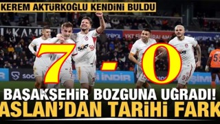 Galatasaray'dan tarihi fark! Başakşehir bozguna uğradı