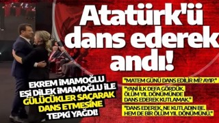 İmamoğlu, Atatürk'ü dans ederek andı! Sosyal medyadan tepki yağdı