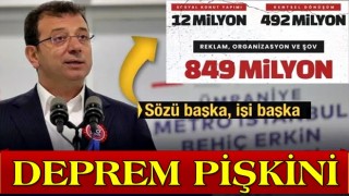 İmamoğlu'ndan 'deprem' pişkinliği