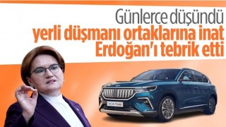 Meral Akşener'den Cumhurbaşkanı Erdoğan'a Togg teşekkürü