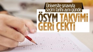 ÖSYM sınav takvimini geri çekti