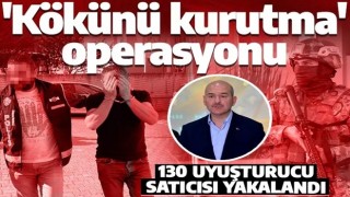 Son dakika: Bakan Soylu duyurdu! 130 uyuşturucu satıcısı yakalandı