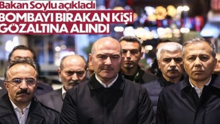 Süleyman Soylu: Bombayı bırakan kişi gözaltına alındı