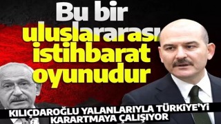 Süleyman Soylu'dan Kılıçdaroğlu'nun uyuşturucu yalanına tepki: Yalanlarla Türkiye'yi karartmaya çalışıyor