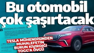 Tesla mühendisi Togg'a övgüler dizdi: Bu otomobil birçok kişiyi şaşırtacak