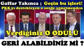 Yakınca: PKK'yı destekleyen o sözde yönetmenden verdiğiniz ödülü geri alabildiniz mi?