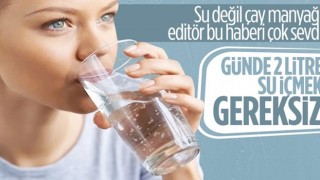 2 litre su içme tavsiyesi deneyle çürütüldü