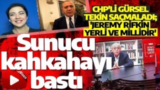 CHP'li Gürsel Tekin 'Jeremy Rifkin yerli ve millidir' dedi! Spikerin tepkisi olay oldu