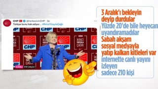 CHP'nin vizyon programını sosyal medyada 210 kişi takip etti