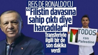 Cumhurbaşkanı Erdoğan: Ronaldo'yu Filistin davasına sahip çıktığı için harcadılar