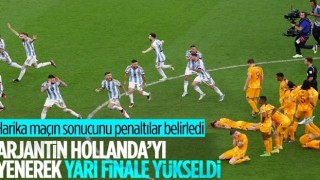 Hollanda'yı penaltılarda deviren Arjantin yarı finalde