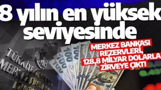 Merkez Bankası rezervleri açıkladı! 8 yılın en yüksek seviyesinde