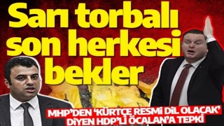 MHP’den ‘Kürtçe resmi dil olacak’ diyen HDP’li Öcalan’a tepki: Sarı torbalı son herkesi bekler