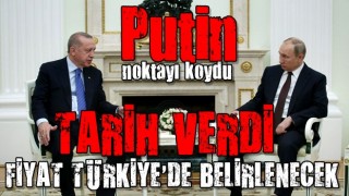 Putin'den Türkiye açıklaması! Doğal gaz merkezi için tarih verdi