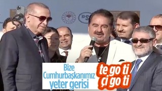 Tatlıses: Bize Cumhurbaşkanımız yeter gerisi te go ti çi go ti