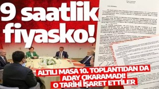 6'lı masa toplantısı sonrası yazılı açıklama