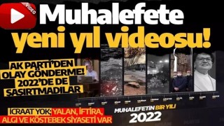 AK Parti'den muhalefete göndermeli yeni yıl videosu! İcraat yok; yalan, iftira, algı ve köstebek siyaseti var