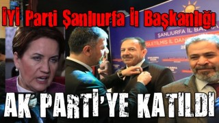 Akşener 6 gün önce ziyaret etmişti: Şanlıurfa yönetimi AK Parti'ye geçti